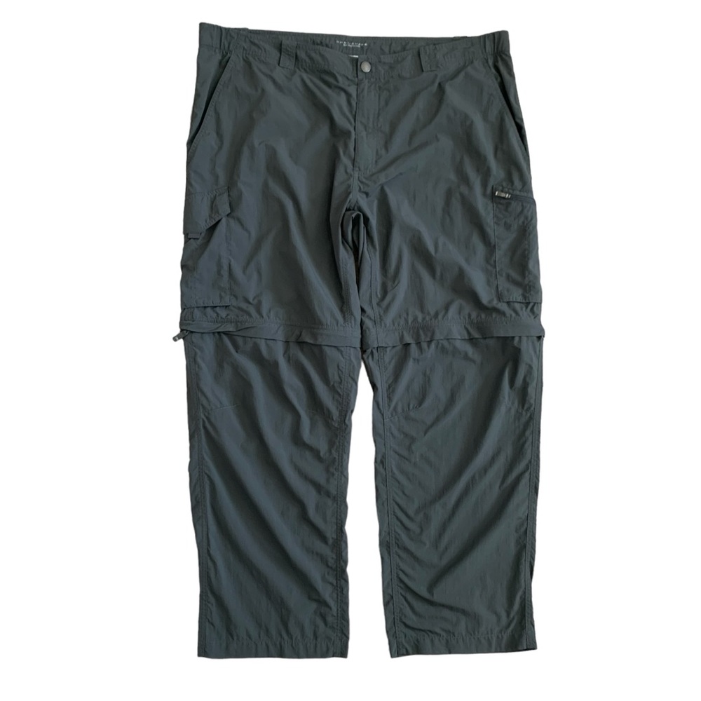 COLUMBIA SILVER RIDGE CONVERTIBLE Outdoor Hiking Pants Gray Size 44 x 30